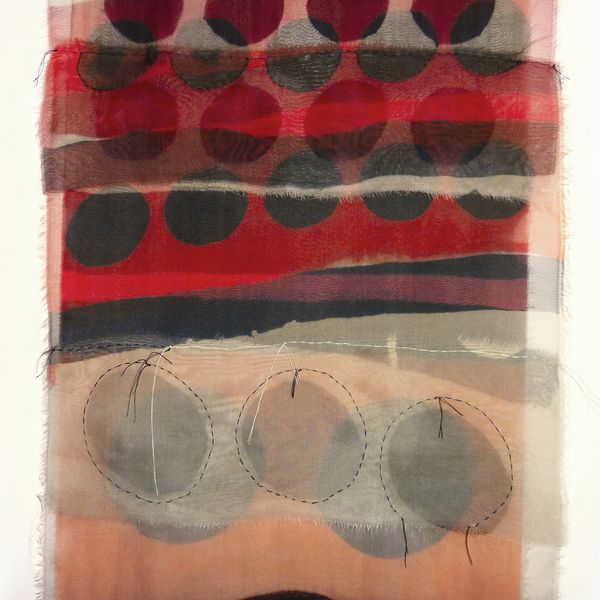 Barbara Rodgers, Composition in Red, 2017